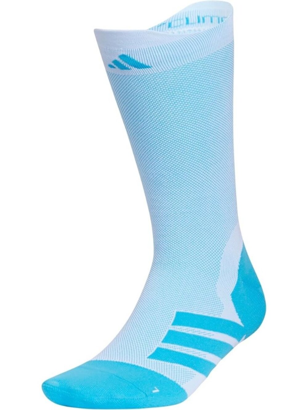 Adidas Unisex Adizero Running Socks (1 Pair) Aquamarine ( M )
